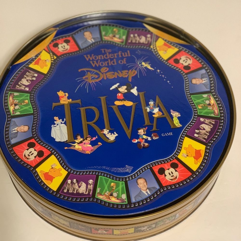 VINTAGE COMPLETE  1997 THE WONDERFUL WORLD OF DISNEY TRIVIA GAME - Mattel